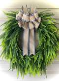 30" Green Bead Grass Wreath - Viral Wreath