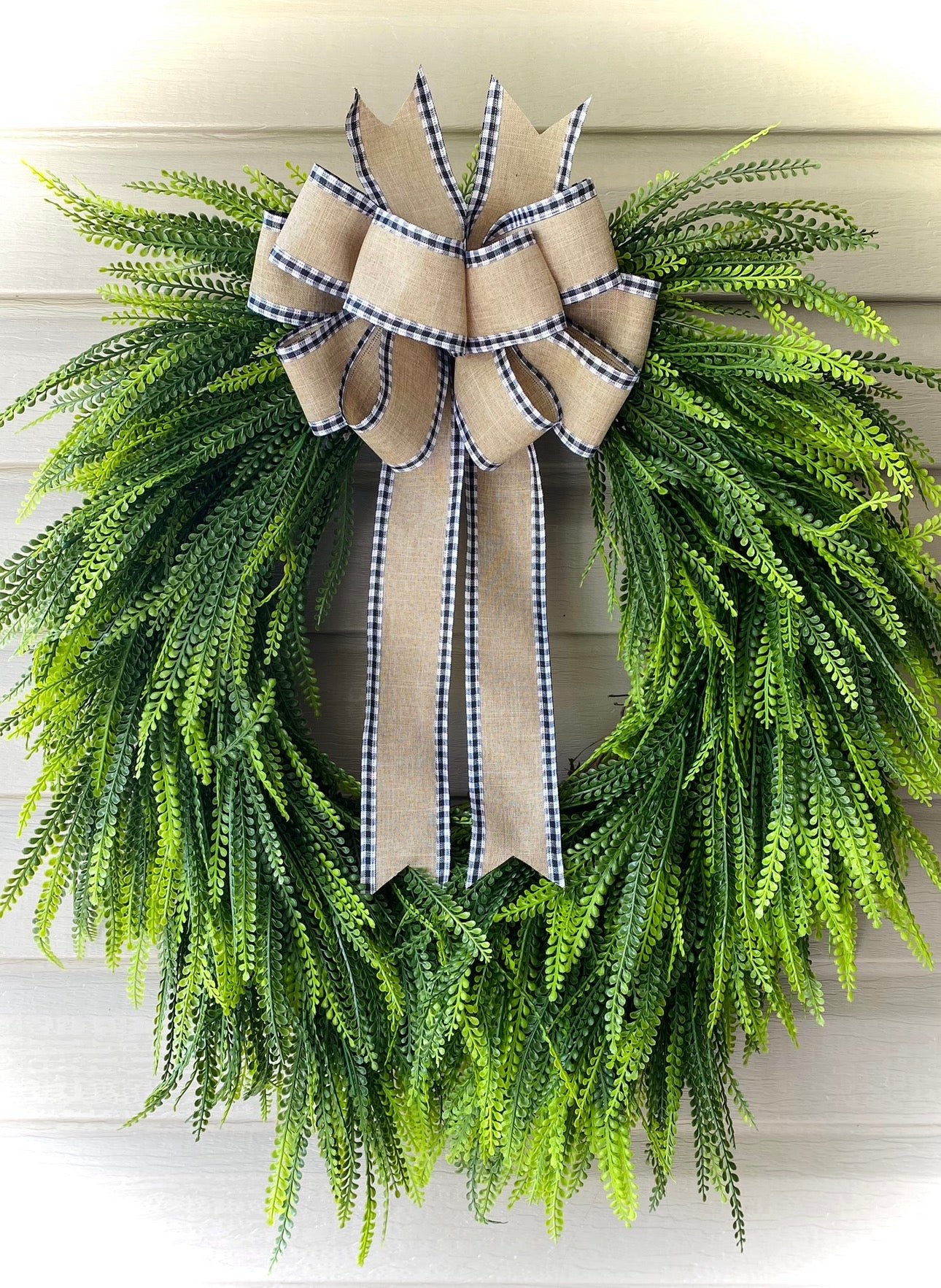 30" Green Bead Grass Wreath - Viral Wreath