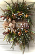 32” Gorgeous Home Wreath-Primitive-Rustic-Fall Wreath-Everyday Wreath-Unique-Best Seller-Wispy Look-Peonies